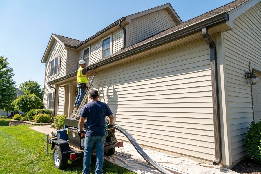 Seamless Gutters by LA Contractors, LLC